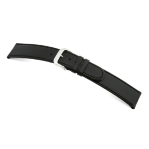 Ecco bracelet montre cuir noir