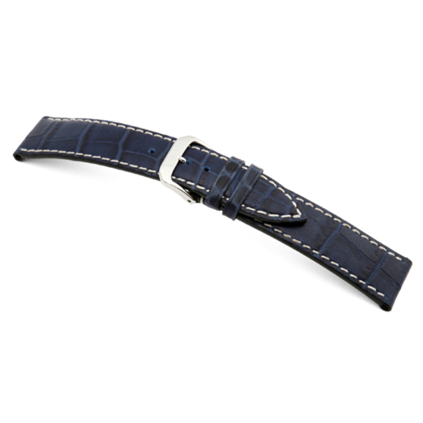 Panama bracelet montre cuir navy