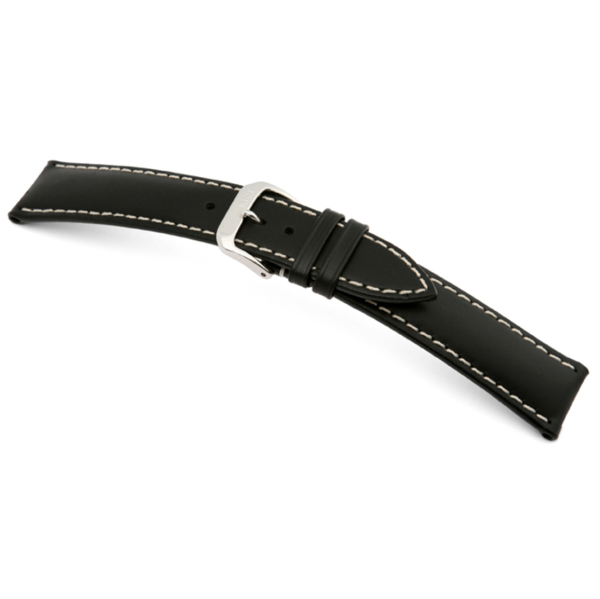 StPetersbourg bracelet montre cuir noir